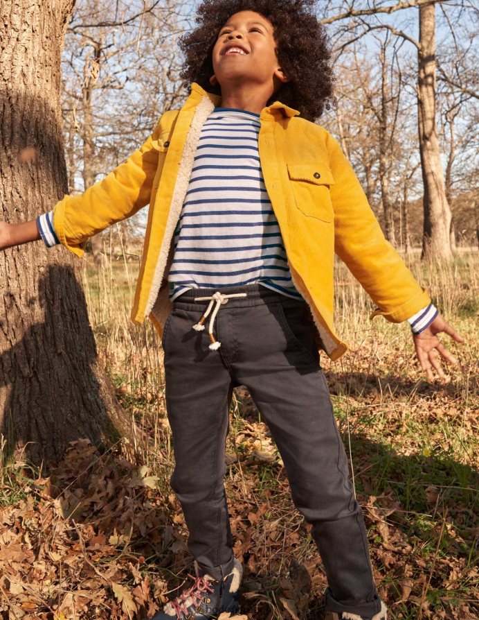 αιθάλη γκρι είδη ένδυσης στενό τζιν ζέρσεϊ Boden αγόρια 464PH8910