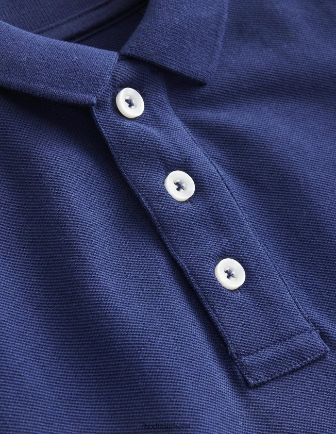 κολλεγιακό ναυτικό είδη ένδυσης πικέ πόλο μπλουζάκι Boden αγόρια 464PH8893