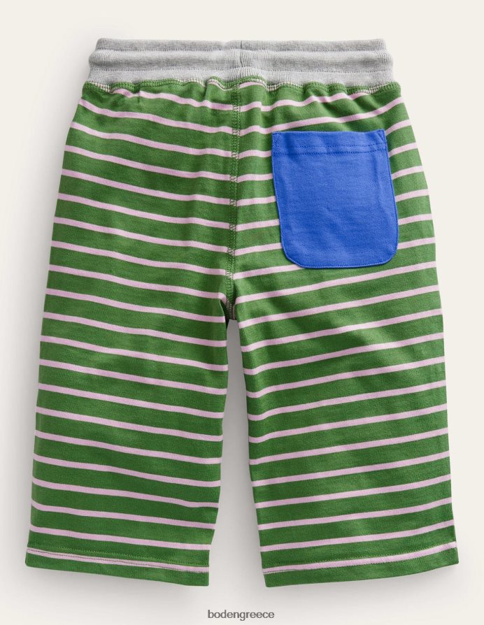 πράσινο σαφάρι/γαλλικό ροζ είδη ένδυσης μπαγκέτες ζέρσεϊ Boden αγόρια 464PH8774