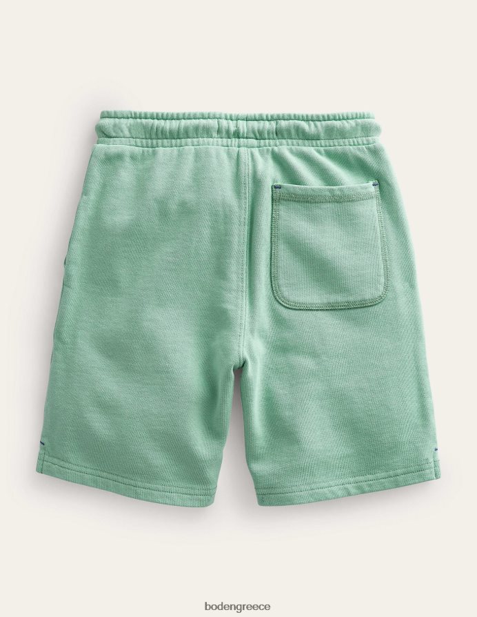 πράσινο οπάλιο είδη ένδυσης βαμβακερό σορτς βαμμένο με ρούχα Boden αγόρια 464PH8875