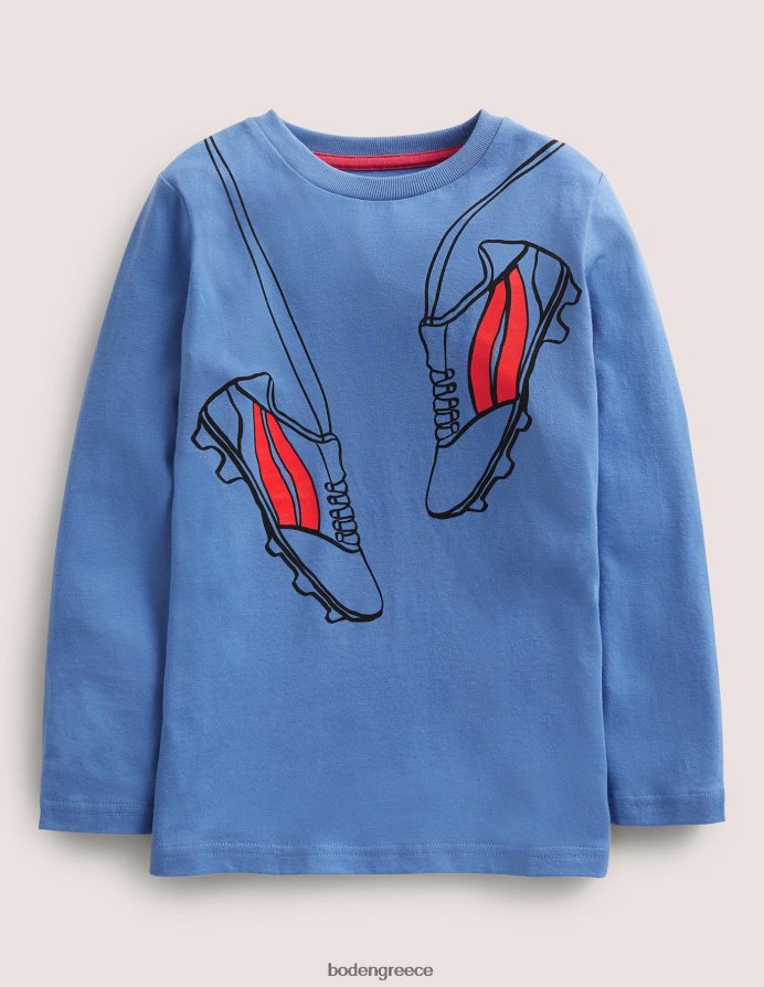 ελισαβετιανό μπλε ποδόσφαιρο είδη ένδυσης μπλουζάκι ποδοσφαίρου Boden αγόρια 464PH8844