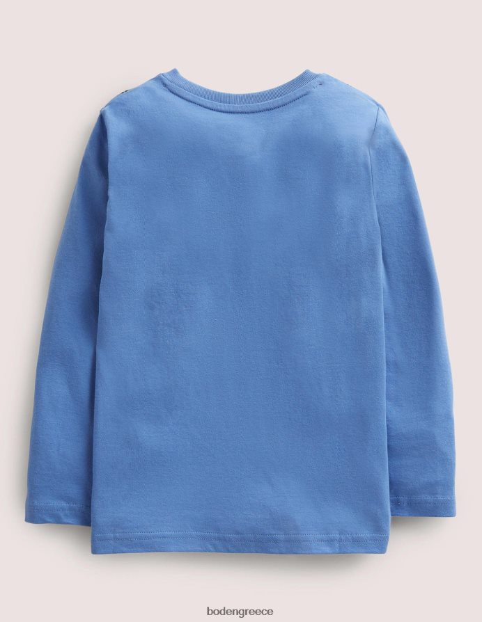 ελισαβετιανό μπλε ποδόσφαιρο είδη ένδυσης μπλουζάκι ποδοσφαίρου Boden αγόρια 464PH8844