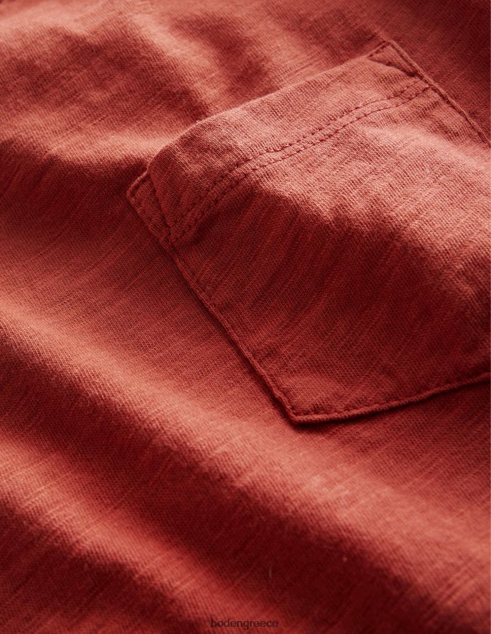 ψητό κάστανο είδη ένδυσης πλυμένο μπλουζάκι Boden αγόρια 464PH8857