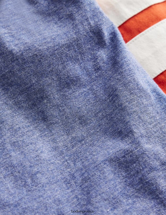 μπλε/πράσινη/πορτοκαλί μάργα είδη ένδυσης colourblock raglan μπλουζάκι Boden αγόρια 464PH8849