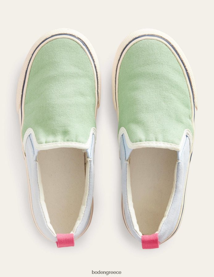 πολυ είδη υπόδησης καμβά slip ons Boden αγόρια 464PH8917