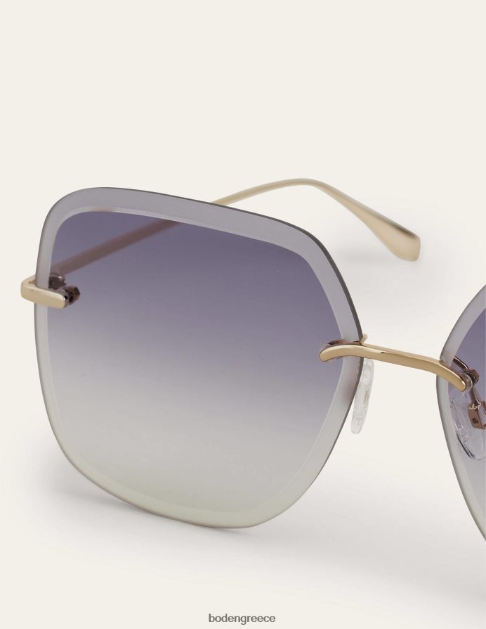 μπλε καπνού αξεσουάρ γυαλιά ηλίου με λοξότμητη άκρη Boden γυναίκες 464PH82336