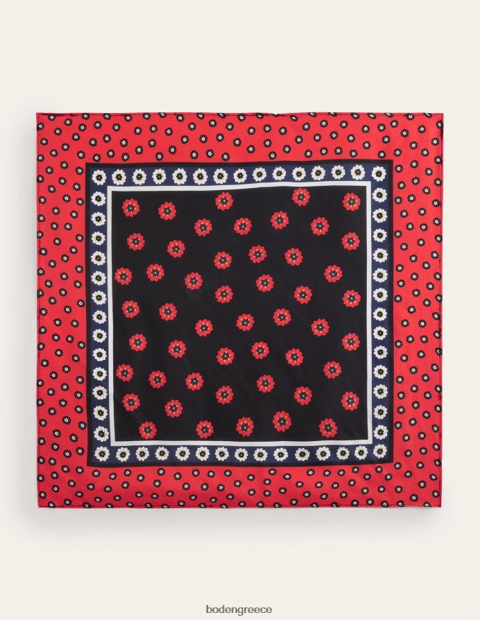 οφθαλμός μαύρου & πετούνιας αξεσουάρ μεταξωτό φουλάρι Boden γυναίκες 464PH82368