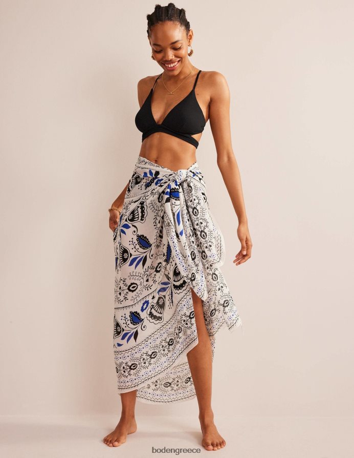 ελεφαντόδοντο & milos άνθιση αξεσουάρ εμπριμέ σαρόν κασκόλ Boden γυναίκες 464PH82322