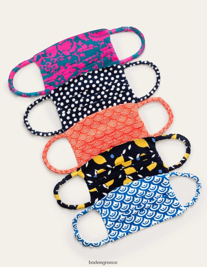 πολυ αξεσουάρ μη ιατρικά καλύμματα προσώπου 5 pk Boden γυναίκες 464PH82063