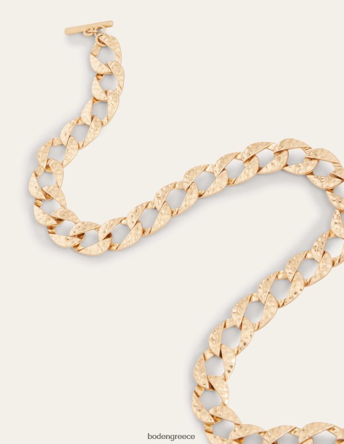 χρυσός αξεσουάρ κολιέ με σφυρήλατα αλυσίδα Boden γυναίκες 464PH8733