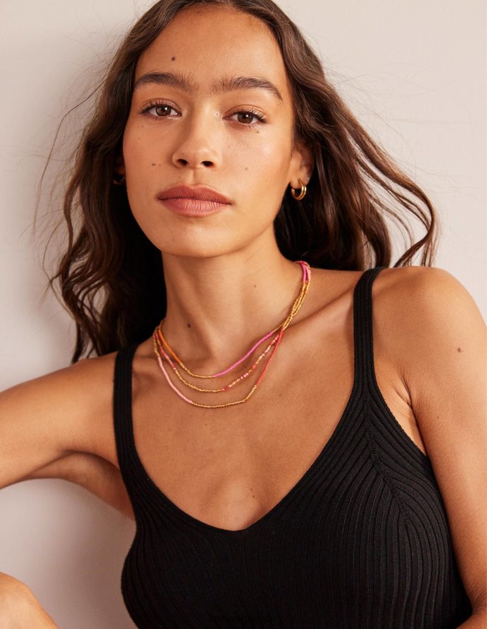 ροζ μούλτι αξεσουάρ Κολιέ από χάντρες Boden γυναίκες 464PH8736