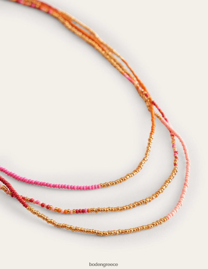 ροζ μούλτι αξεσουάρ Κολιέ από χάντρες Boden γυναίκες 464PH8736