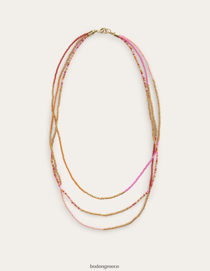 ροζ μούλτι αξεσουάρ Κολιέ από χάντρες Boden γυναίκες 464PH8736