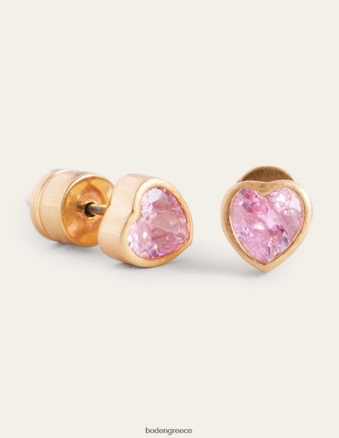 πολυ αξεσουάρ Σκουλαρίκια με καρφιά καρδιά 2 συσκευασιών Boden γυναίκες 464PH8740