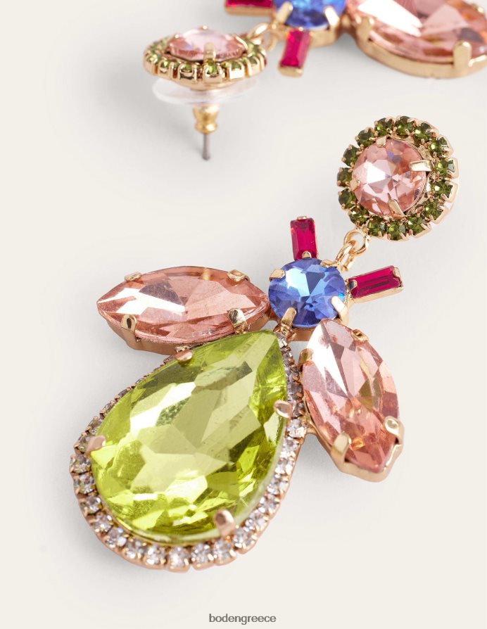 ροζ & πράσινο αξεσουάρ στολισμένα σκουλαρίκια μέλισσας Boden γυναίκες 464PH82363