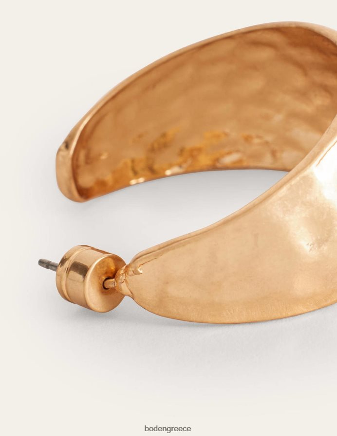 χρυσός αξεσουάρ σφυρήλατα σκουλαρίκια κρίκοι Boden γυναίκες 464PH82364