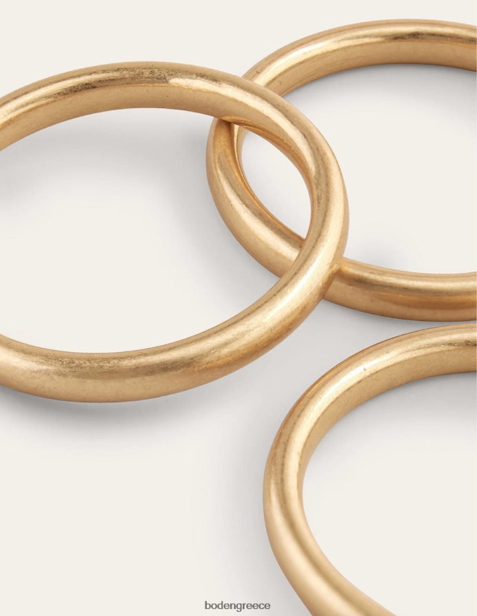 χρυσός αξεσουάρ 3 πακέτα χοντρά βραχιόλια Boden γυναίκες 464PH82362