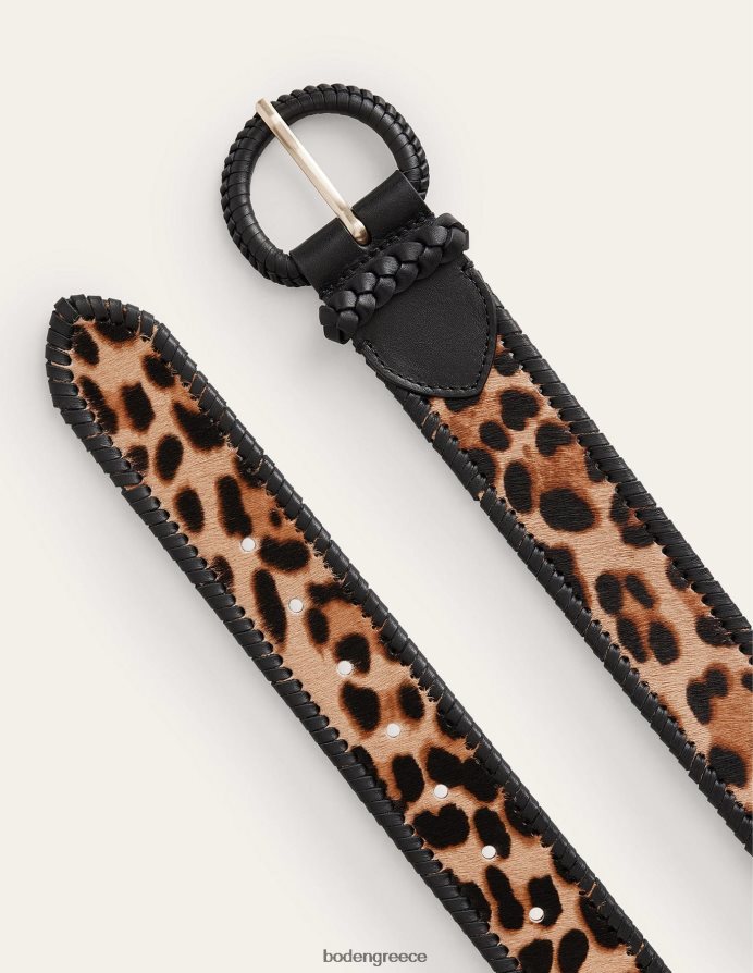 λεοπάρ πόνυ μαλλιά αξεσουάρ υφαντή ζώνη μέσης Boden γυναίκες 464PH82312