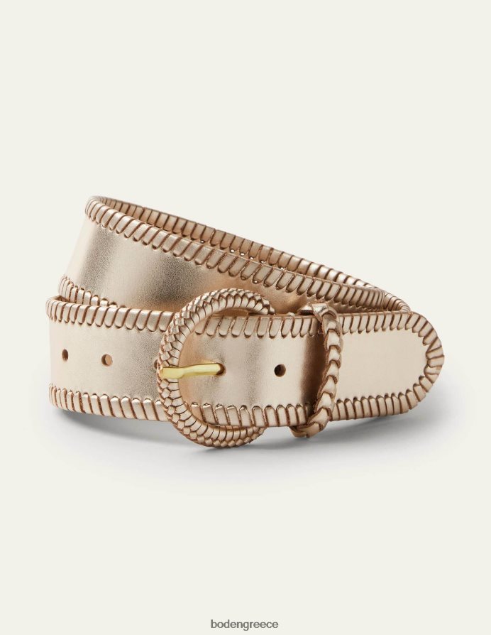 χρυσό μεταλλικό αξεσουάρ υφαντή ζώνη μέσης Boden γυναίκες 464PH82342