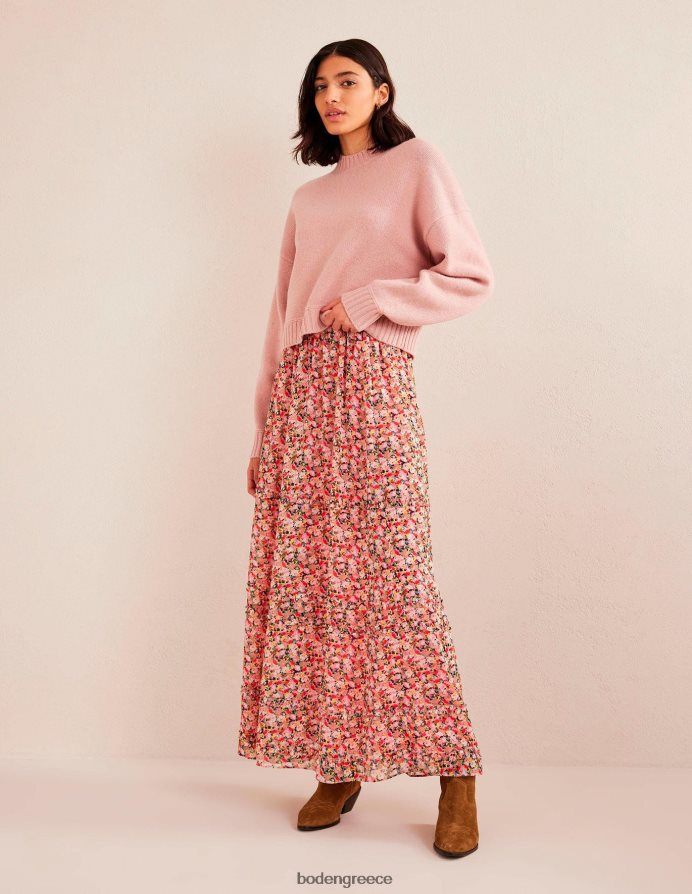 λουλουδάκι πολλαπλών & ζωγραφικής είδη ένδυσης μάξι φούστα με βολάν Boden γυναίκες 464PH81436