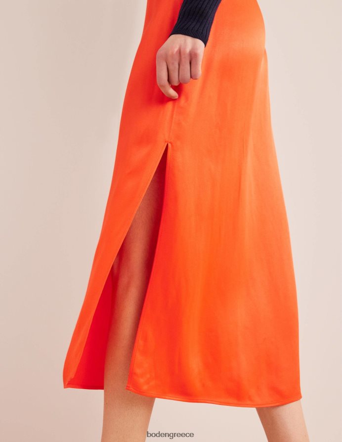 κεράσι ντομάτα είδη ένδυσης σατέν κολόνα φούστα Boden γυναίκες 464PH81452