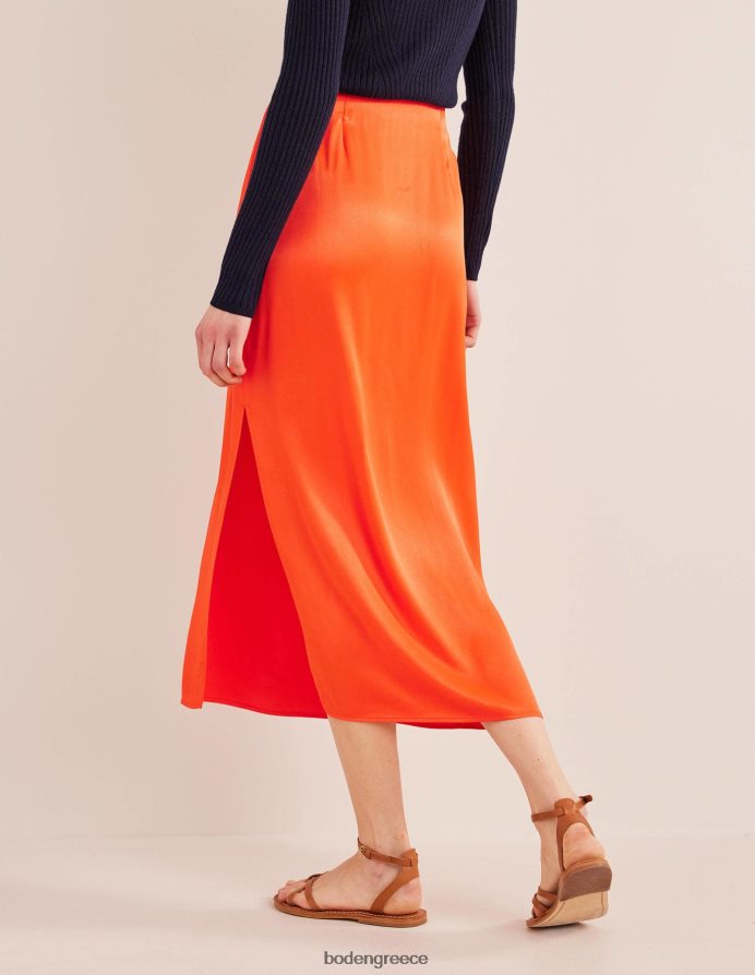 κεράσι ντομάτα είδη ένδυσης σατέν κολόνα φούστα Boden γυναίκες 464PH81452