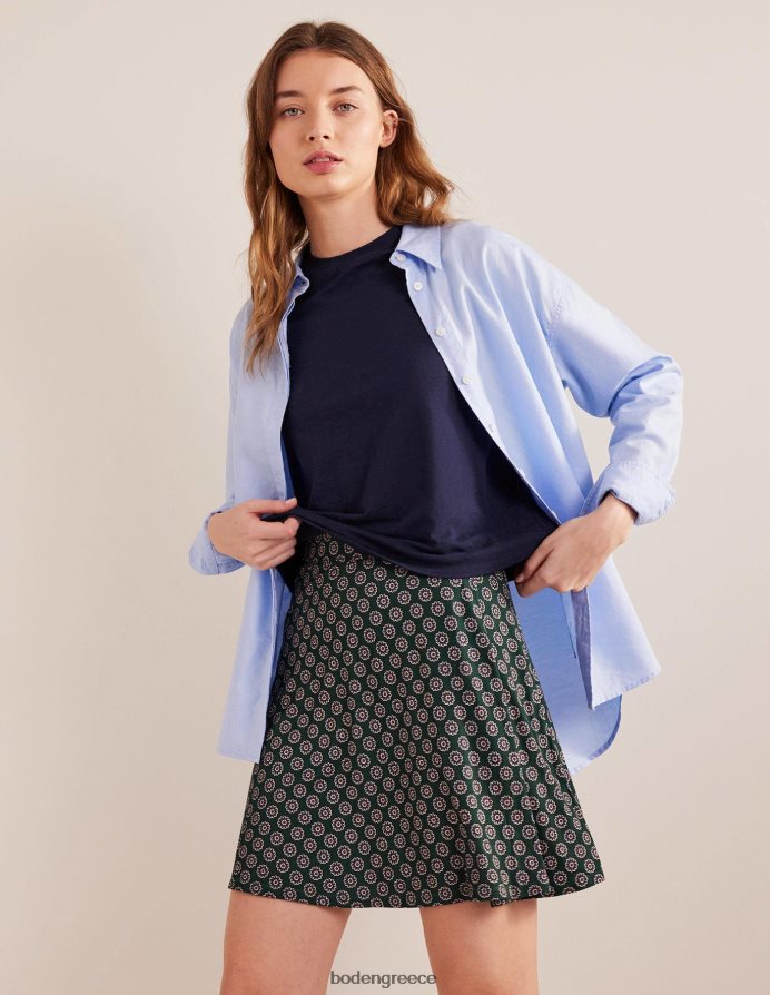 πράσινο & ηλίανθος γεω είδη ένδυσης Μίνι φούστα με τζέρσεϊ Boden γυναίκες 464PH81573