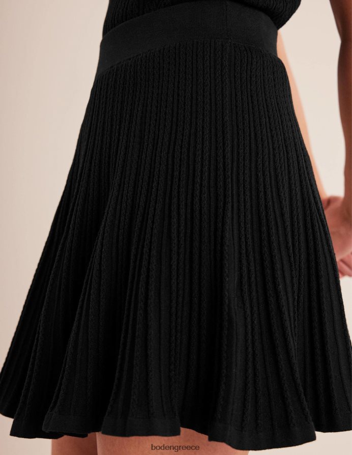 μαύρος είδη ένδυσης πλεκτή πουέντ φούστα Boden γυναίκες 464PH81703