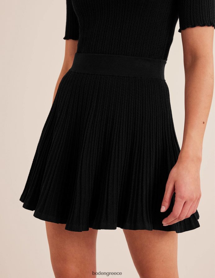 μαύρος είδη ένδυσης πλεκτή πουέντ φούστα Boden γυναίκες 464PH81703