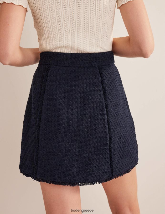 ΠΟΛΕΜΙΚΟ ΝΑΥΤΙΚΟ είδη ένδυσης τουίντ ενδιαφέρον μίνι Boden γυναίκες 464PH81985