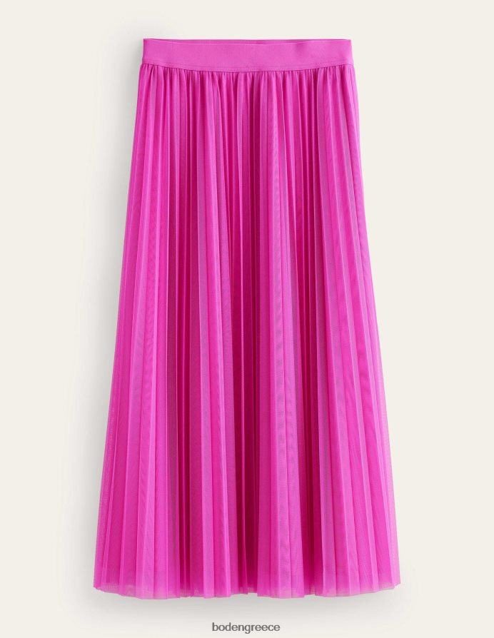 συγκλονιστικό ροζ είδη ένδυσης πλισέ τούλινη φούστα Boden γυναίκες 464PH82251