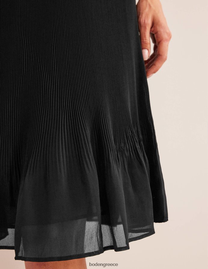 μαύρος είδη ένδυσης Πλισέ φούστα μέχρι το γόνατο Boden γυναίκες 464PH82522