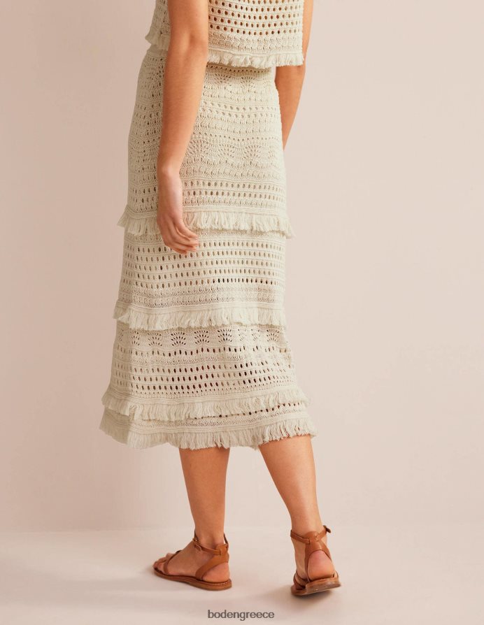 ζεστό ελεφαντόδοντο είδη ένδυσης κροσέ πλεκτή φούστα Boden γυναίκες 464PH82532