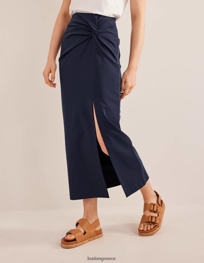 ΠΟΛΕΜΙΚΟ ΝΑΥΤΙΚΟ είδη ένδυσης μίντι φούστα ζέρσεϊ με λεπτομέρεια Boden γυναίκες 464PH8981