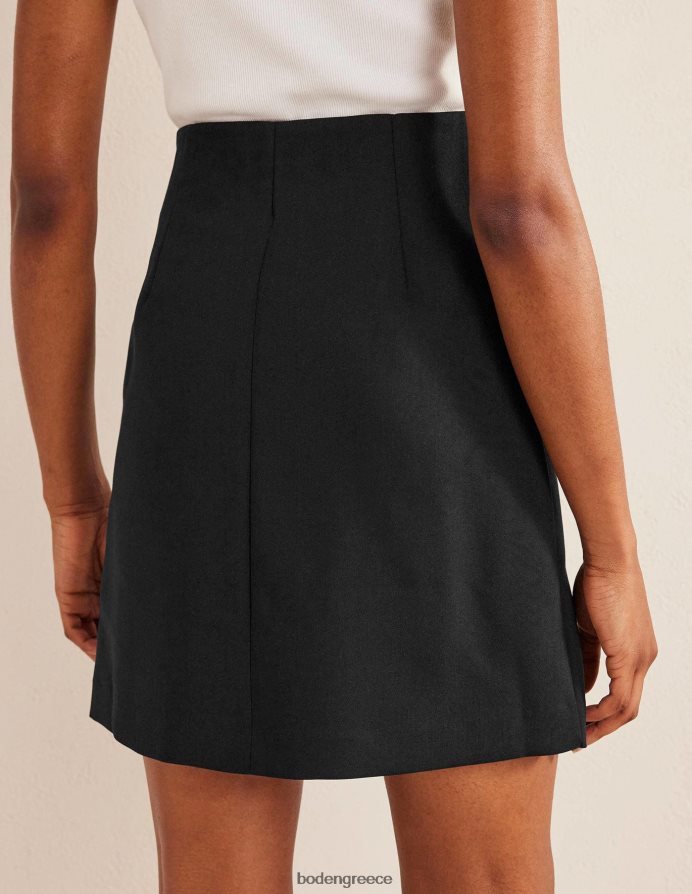 μαύρος είδη ένδυσης Μίνι φούστα bi-stretch Boden γυναίκες 464PH8650