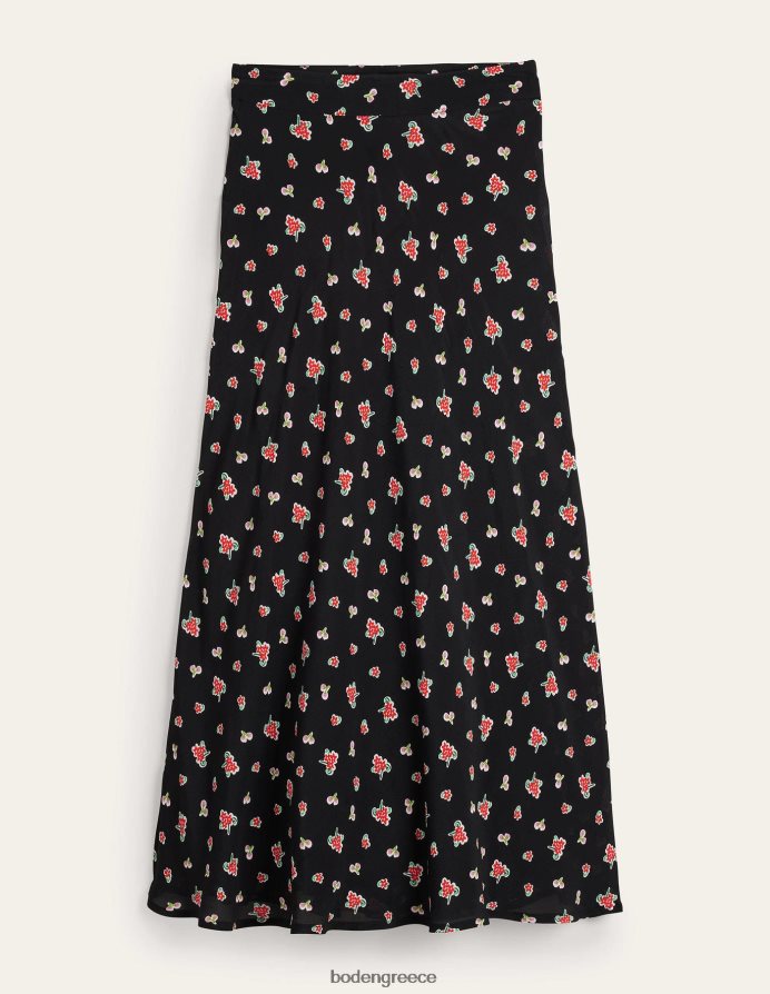 black & rose pop είδη ένδυσης midi φούστα cecelia Boden γυναίκες 464PH81326