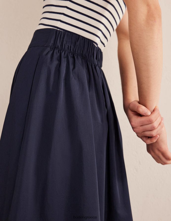 ΠΟΛΕΜΙΚΟ ΝΑΥΤΙΚΟ είδη ένδυσης πλισέ full midi φούστα Boden γυναίκες 464PH82398