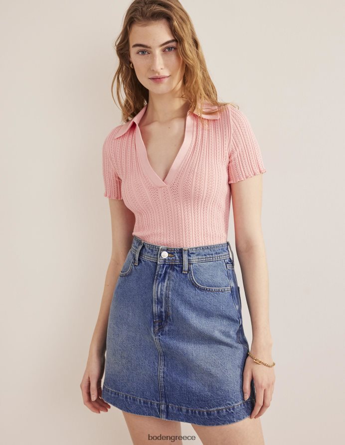 mid vintage είδη ένδυσης τζιν μίνι φούστα nell Boden γυναίκες 464PH8646