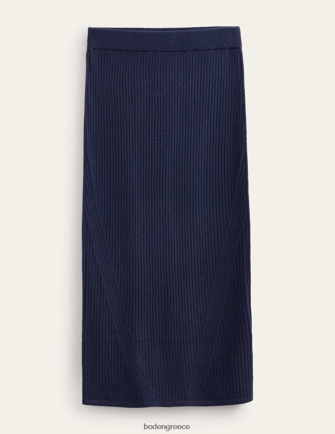 ΠΟΛΕΜΙΚΟ ΝΑΥΤΙΚΟ είδη ένδυσης midi πλεκτή φούστα μερίνο Boden γυναίκες 464PH81553