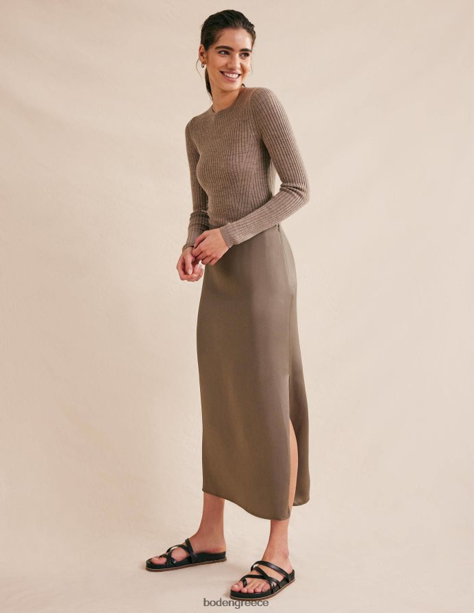 morel είδη ένδυσης σατέν κολόνα φούστα Boden γυναίκες 464PH81320