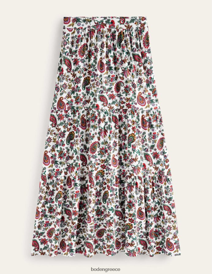 multi & dandelion paisley είδη ένδυσης ζέρσεϊ μάξι φούστα Boden γυναίκες 464PH81053