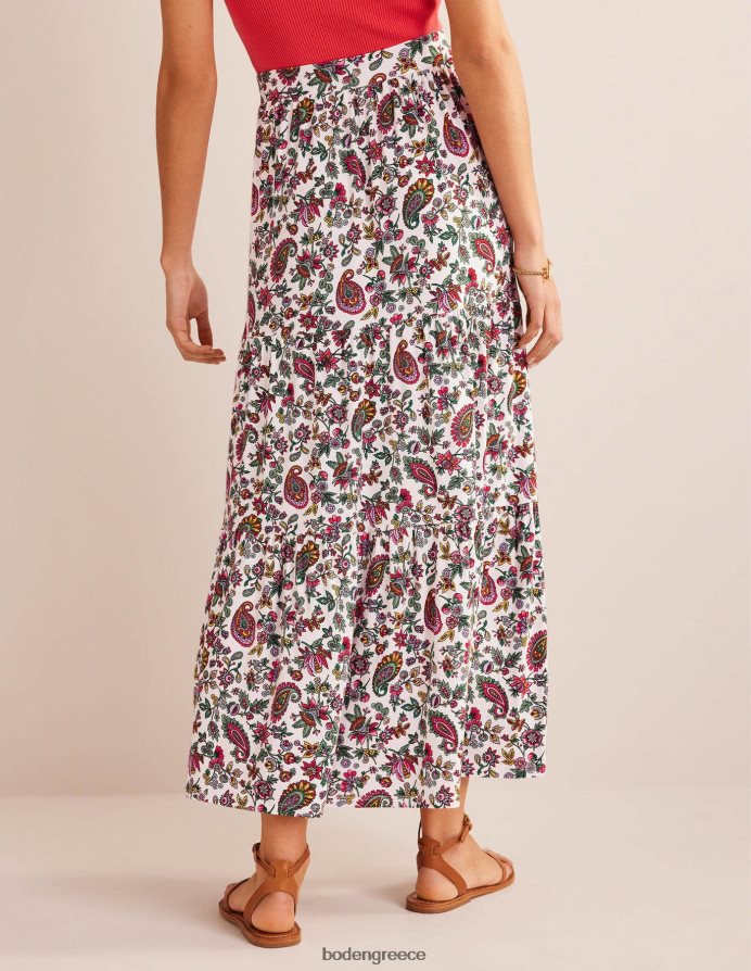 multi & dandelion paisley είδη ένδυσης ζέρσεϊ μάξι φούστα Boden γυναίκες 464PH81053