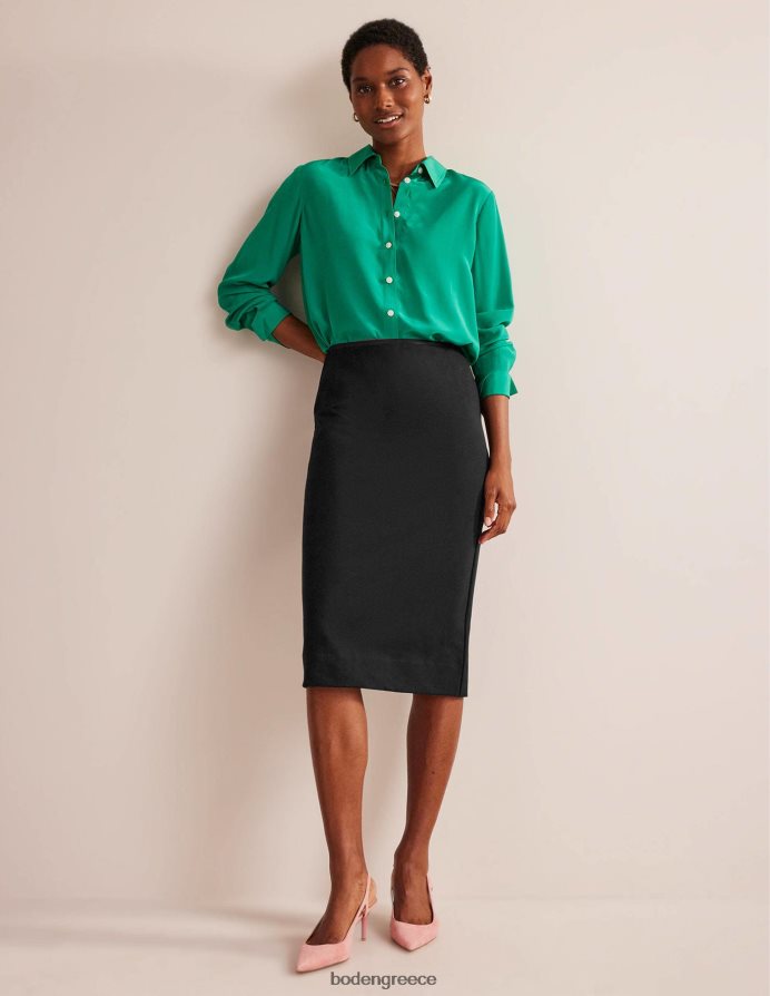 μαύρος είδη ένδυσης μίντι φούστα stret-jersey Boden γυναίκες 464PH8638