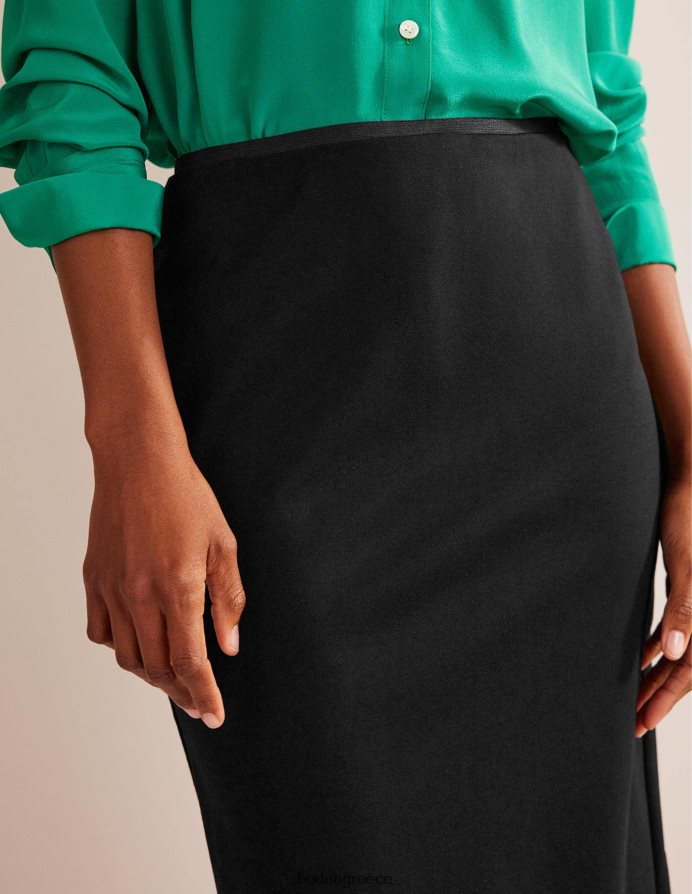 μαύρος είδη ένδυσης μίντι φούστα stret-jersey Boden γυναίκες 464PH8638