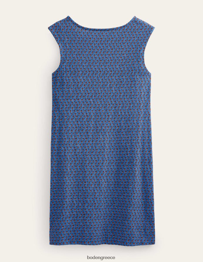 Aegean blue & tulip blush είδη ένδυσης αμάνικο φόρεμα αλλαγής ζέρσεϊ Boden γυναίκες 464PH818