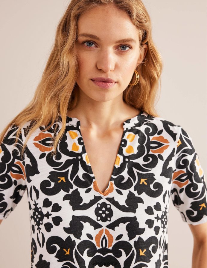 μαύρο & πλούσιο πόμο είδη ένδυσης φόρεμα ζέρσεϊ με εύκολη εγκοπή Boden γυναίκες 464PH81014