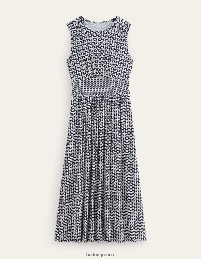 γαλλικό ναυτικό και ποπ τουλίπα είδη ένδυσης μίντι φόρεμα ζέρσεϊ με λεπτομέρεια στη μέση Boden γυναίκες 464PH81017