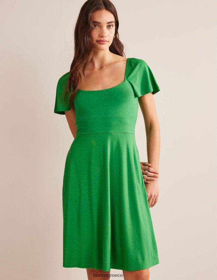 κυλιόμενους λόφους είδη ένδυσης Μίνι φόρεμα ζέρσεϊ με τετράγωνο λαιμό Boden γυναίκες 464PH81136