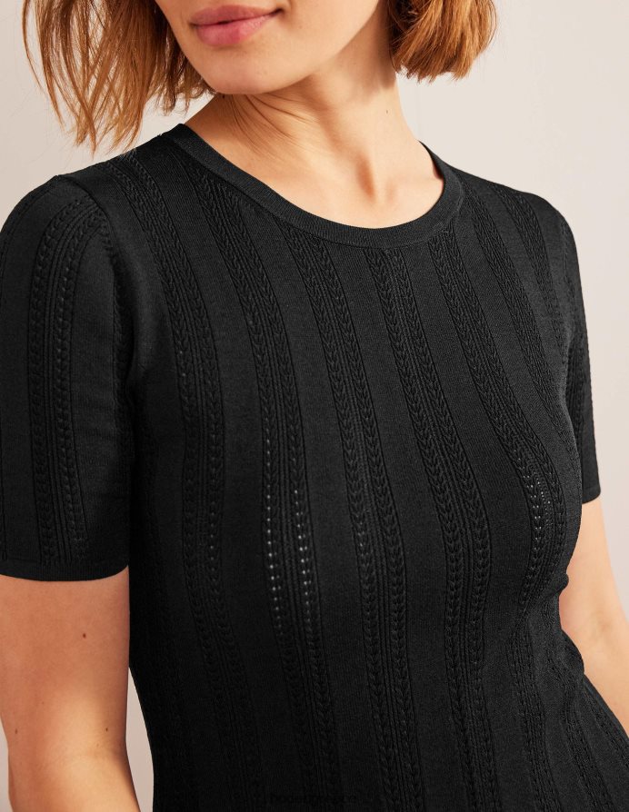 μαύρος είδη ένδυσης Μίνι φόρεμα με φουντωμένες βελονιές Boden γυναίκες 464PH81137