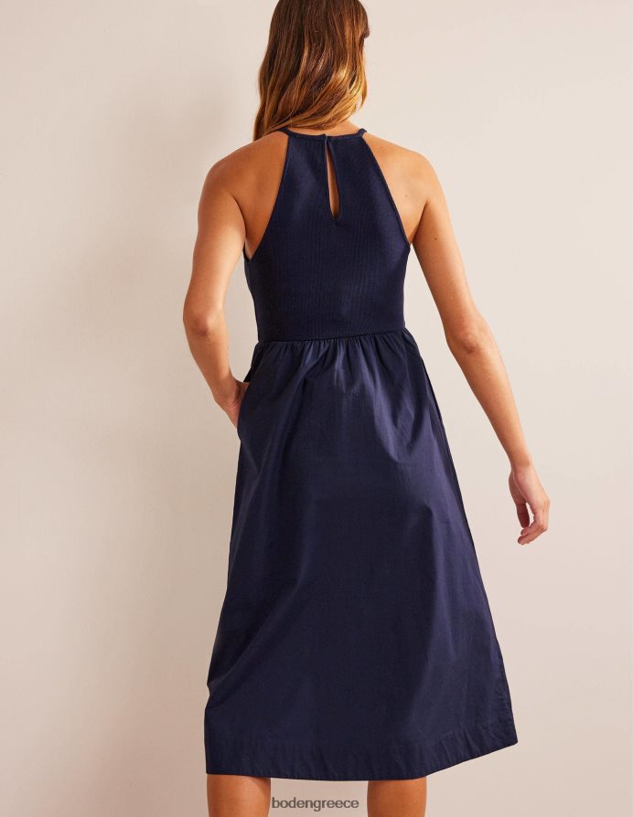 ΠΟΛΕΜΙΚΟ ΝΑΥΤΙΚΟ είδη ένδυσης μίντι φόρεμα με ραβδώσεις Boden γυναίκες 464PH81152